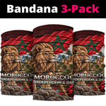 Morocco Independence Day Lion Neck Gaiter Atlas Mountain Kasbah Heritage