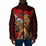 Morocco Independence Day Lion Padded Jacket Atlas Mountain Kasbah Heritage