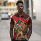 Morocco Independence Day Lion Polo Shirt Atlas Mountain Kasbah Heritage
