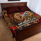 Morocco Independence Day Lion Quilt Bed Set Atlas Mountain Kasbah Heritage