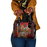 Morocco Independence Day Lion Shoulder Handbag Atlas Mountain Kasbah Heritage
