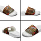 Morocco Independence Day Lion Slide Sandals Atlas Mountain Kasbah Heritage