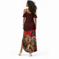 Morocco Independence Day Lion Summer Maxi Dress Atlas Mountain Kasbah Heritage