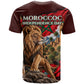 Morocco Independence Day Lion T shirt Atlas Mountain Kasbah Heritage