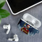Isom Dart Christmas AirPods Case Black Cowboy  Santa Western Snow Winter