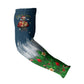Isom Dart Christmas Arm Sleeves Black Cowboy  Santa Western Snow Winter