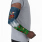 Isom Dart Christmas Arm Sleeves Black Cowboy  Santa Western Snow Winter