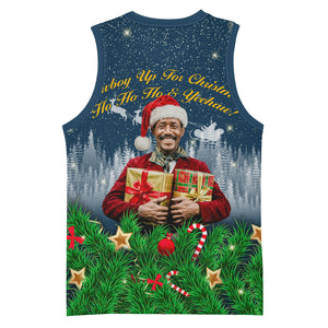 Isom Dart Christmas Basketball Jersey Black Cowboy  Santa Western Snow Winter