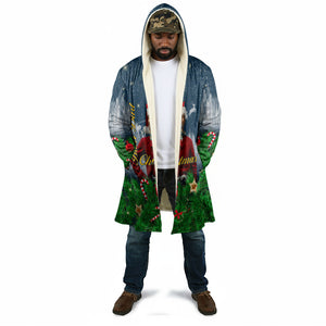 Isom Dart Christmas Cloak Black Cowboy  Santa Western Snow Winter