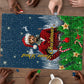 Isom Dart Christmas Puzzle Black Cowboy  Santa Western Snow Winter