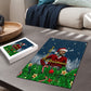 Isom Dart Christmas Puzzle Black Cowboy  Santa Western Snow Winter