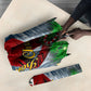 Isom Dart Christmas Umbrella Black Cowboy  Santa Western Snow Winter