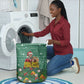 Isom Dart Christmas Laundry Basket Black Cowboy Western Holiday Reindeer