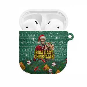 Isom Dart Christmas AirPods Case Black Cowboy Western Holiday Reindeer