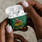 Isom Dart Christmas AirPods Case Black Cowboy Western Holiday Reindeer