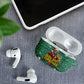 Isom Dart Christmas AirPods Case Black Cowboy Western Holiday Reindeer