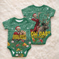 Isom Dart Christmas Baby Onesie Black Cowboy Western Holiday Reindeer