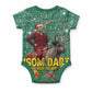 Isom Dart Christmas Baby Onesie Black Cowboy Western Holiday Reindeer