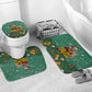 Isom Dart Christmas Bathroom Set Black Cowboy Western Holiday Reindeer
