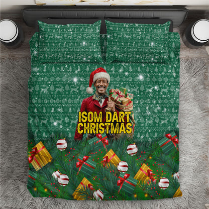 Isom Dart Christmas Bedding Set Black Cowboy Western Holiday Reindeer