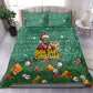 Isom Dart Christmas Bedding Set Black Cowboy Western Holiday Reindeer
