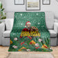 Isom Dart Christmas Blanket Black Cowboy Western Holiday Reindeer