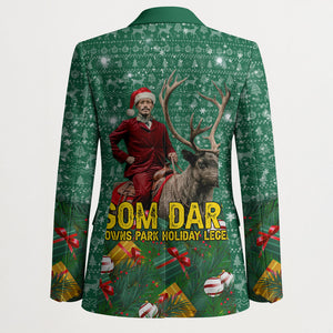 Isom Dart Christmas Blazer Black Cowboy Western Holiday Reindeer
