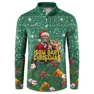 Isom Dart Christmas Button Sweatshirt Black Cowboy Western Holiday Reindeer
