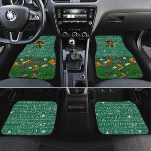 Isom Dart Christmas Car Mats Black Cowboy Western Holiday Reindeer