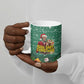 Isom Dart Christmas Ceramic Mug Black Cowboy Western Holiday Reindeer