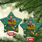Isom Dart Christmas Ceramic Ornament Black Cowboy Western Holiday Reindeer