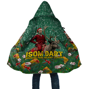 Isom Dart Christmas Cloak Black Cowboy Western Holiday Reindeer