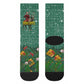 Isom Dart Christmas Crew Socks Black Cowboy Western Holiday Reindeer