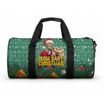Isom Dart Christmas Duffle Bag Black Cowboy Western Holiday Reindeer