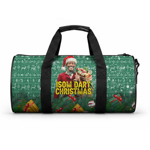 Isom Dart Christmas Duffle Bag Black Cowboy Western Holiday Reindeer