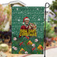 Isom Dart Christmas Garden Flag Black Cowboy Western Holiday Reindeer