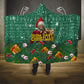 Isom Dart Christmas Hooded Blanket Black Cowboy Western Holiday Reindeer