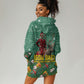 Isom Dart Christmas Hoodie Dress Black Cowboy Western Holiday Reindeer