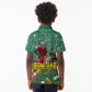 Isom Dart Christmas Kid Polo Shirt Black Cowboy Western Holiday Reindeer