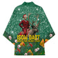 Isom Dart Christmas Kimono Black Cowboy Western Holiday Reindeer