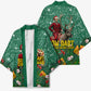 Isom Dart Christmas Kimono Black Cowboy Western Holiday Reindeer