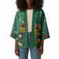 Isom Dart Christmas Kimono Black Cowboy Western Holiday Reindeer