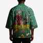 Isom Dart Christmas Kimono Black Cowboy Western Holiday Reindeer
