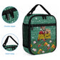 Isom Dart Christmas Lunch Bag Black Cowboy Western Holiday Reindeer