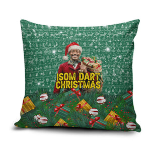 Isom Dart Christmas Pillow Cover Black Cowboy Western Holiday Reindeer
