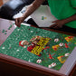 Isom Dart Christmas Puzzle Black Cowboy Western Holiday Reindeer