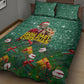 Isom Dart Christmas Quilt Bed Set Black Cowboy Western Holiday Reindeer