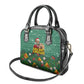 Isom Dart Christmas Shoulder Handbag Black Cowboy Western Holiday Reindeer