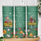 Isom Dart Christmas Skinny Tumbler Black Cowboy Western Holiday Reindeer