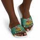 Isom Dart Christmas Slide Sandals Black Cowboy Western Holiday Reindeer